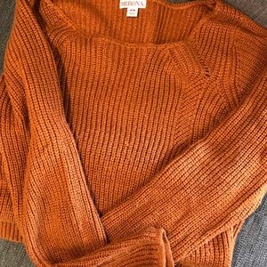 Orange Sweater Tunic